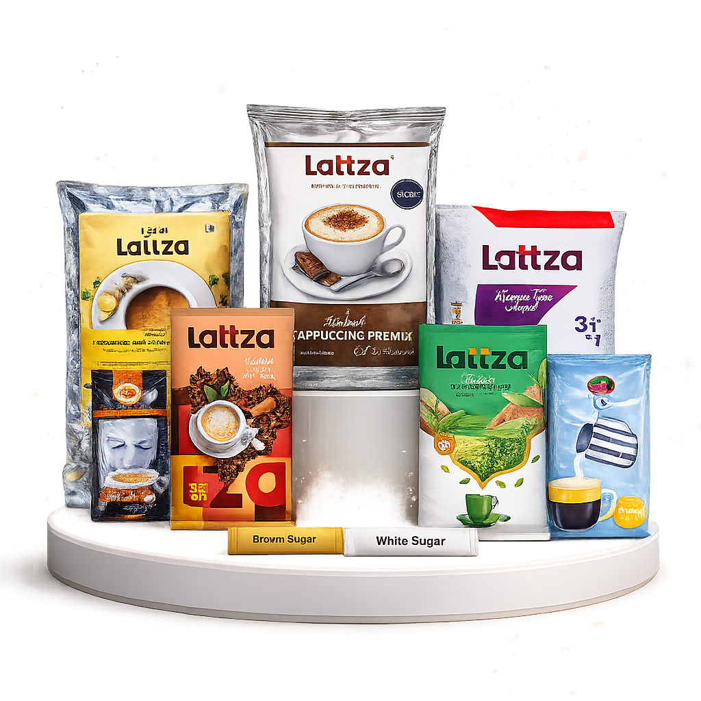 Lattza coffee and tea premixes